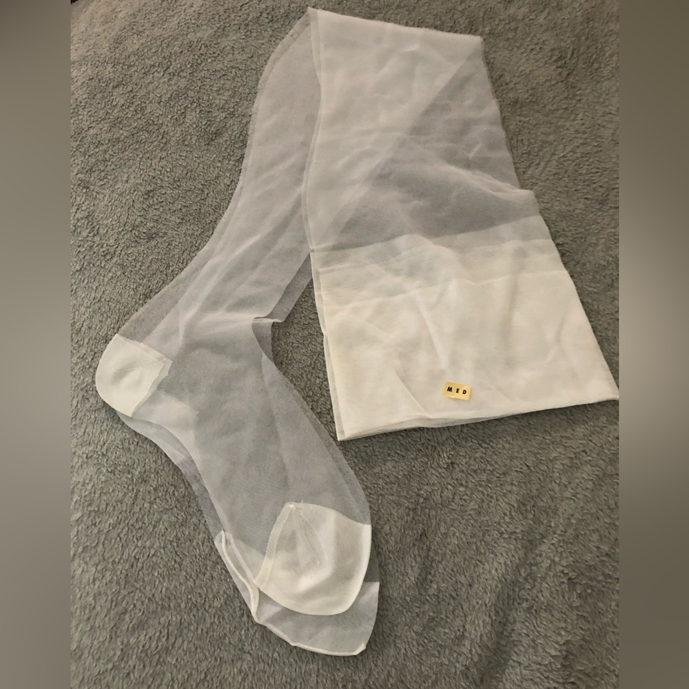 COPY - 1950s/60s ORIENT Seamfree Garter Stockings Sexy VTG Hosiery Size 9.5 New…